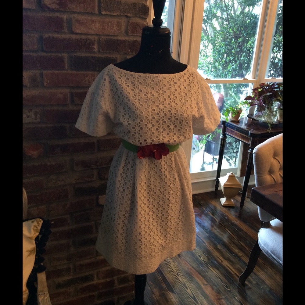 Kate Spade White eyelet dress