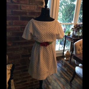 Kate Spade White eyelet dress