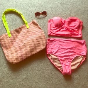 Albion Fit high waisted two-piece swim 👙