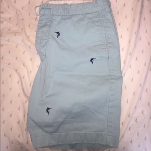 J crew Men's baby blue chino critter