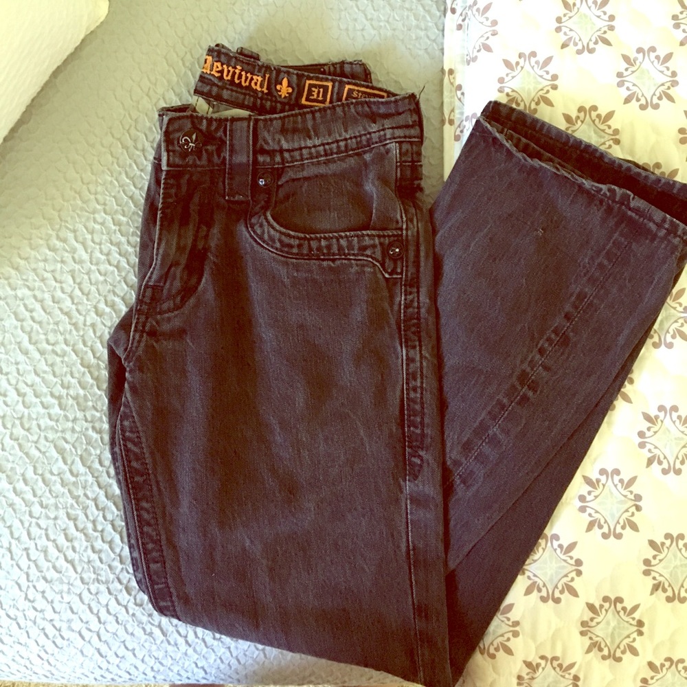 Rock Revival Black Jeans