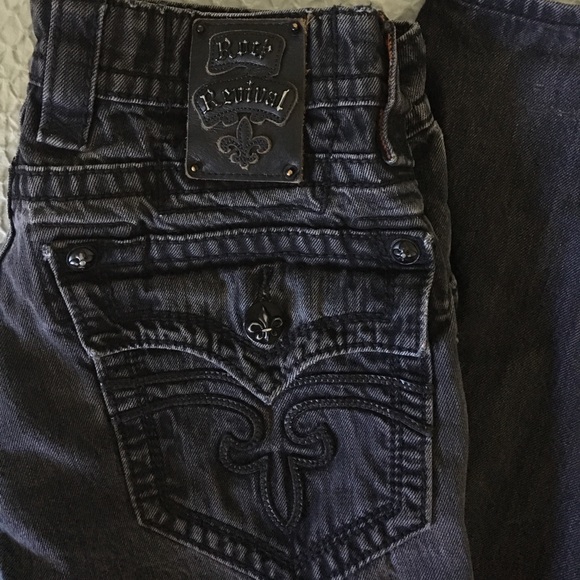 Rock Revival Black Jeans - Picture 3 of 4