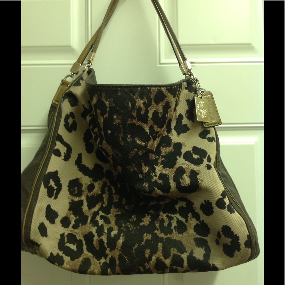 Coach Tote Leopard