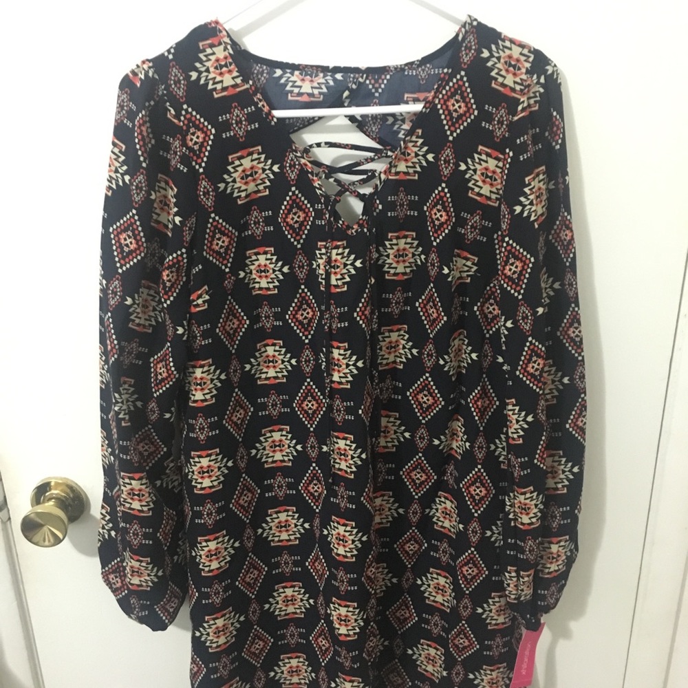 Black tribal dress