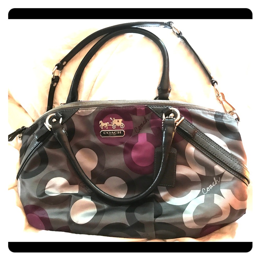 Coach Madison Op Art Handbag
