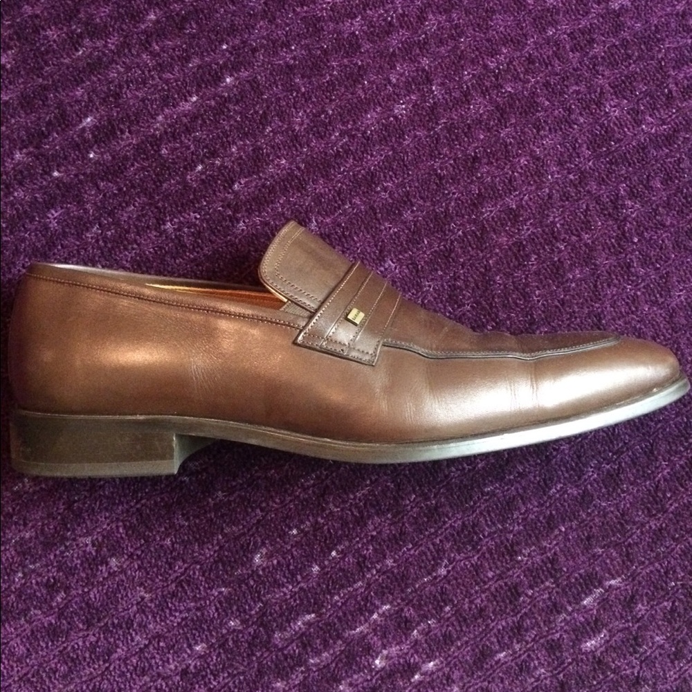 SARAR Burgundy/Brown Leather Shoes