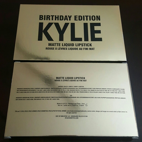 Kylie Birthday Edition Matte Liquid Lipstick - Picture 3 of 5