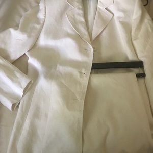 Linen two piece dressy suit size 14