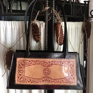 Bohemian flare leather & hand made design India