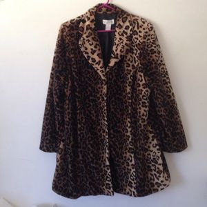 Susan graver leopard coat