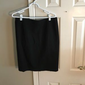 Loft Black pencil skirt