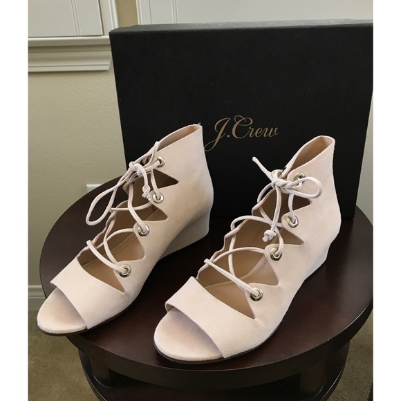 J. Crew Shoes - J. Crew Lace-up Wedges