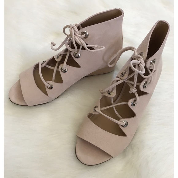 J. Crew Lace-up Wedges - Picture 2 of 7