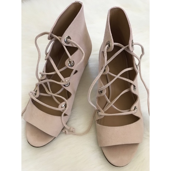 J. Crew Lace-up Wedges - Picture 3 of 7