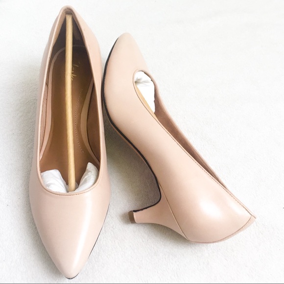 clarks blush pink shoes