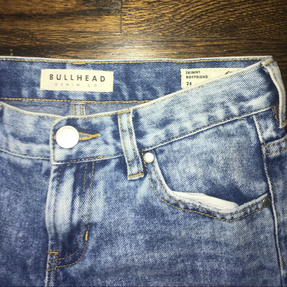 Pacsun Bullhead Skinny Distressed Boyfriend Jeans