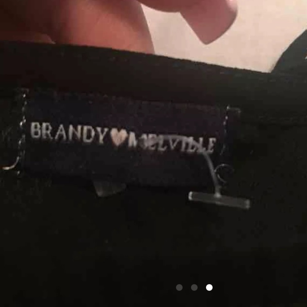 BRANDY MELVILLE BLACK ABIGAIL DRESS - Picture 3 of 3