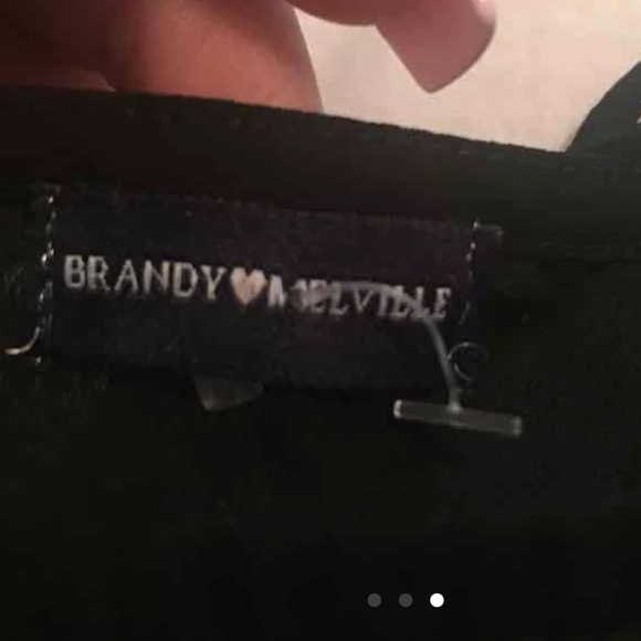 BRANDY MELVILLE BLACK ABIGAIL DRESS - Picture 3 of 3