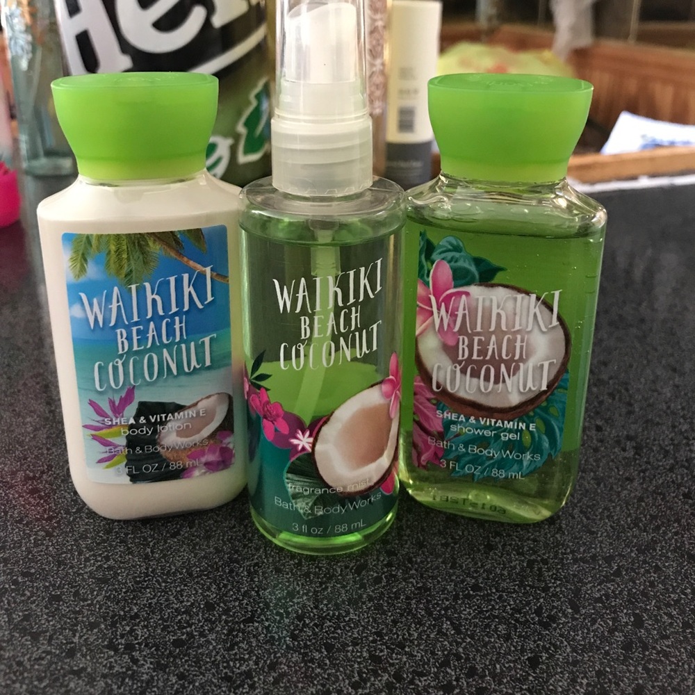 Mini Waikiki beach coconut set