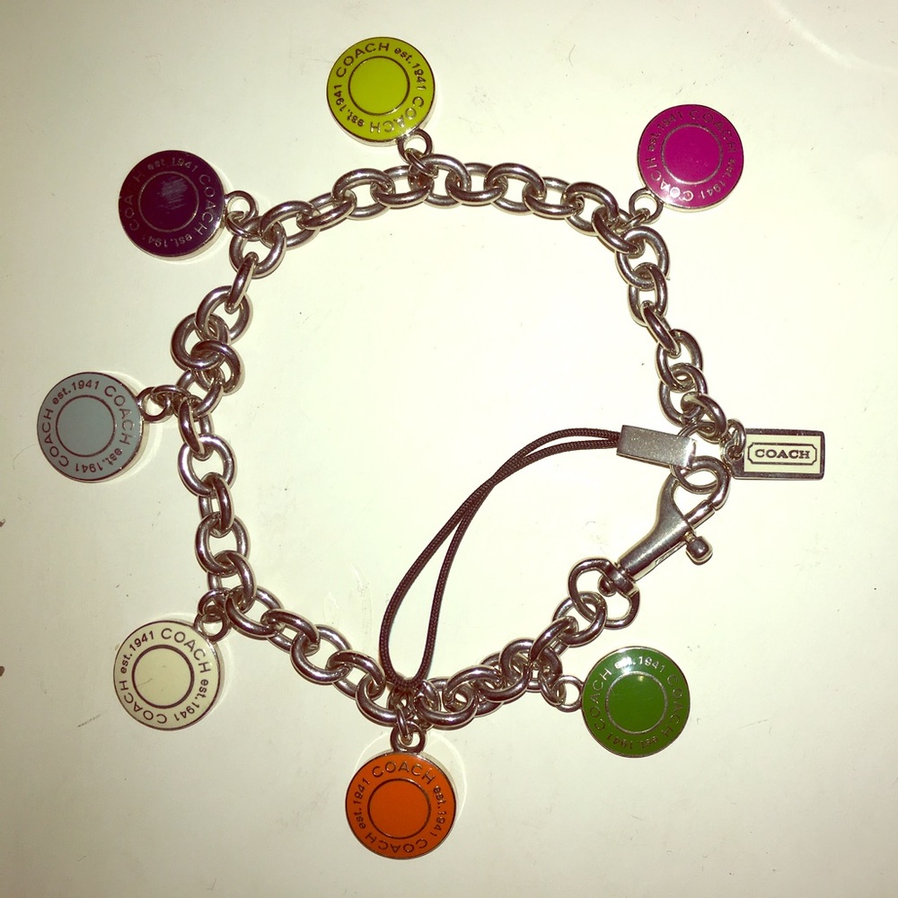 ♡ Authentic Coach Tag Charm Bracelet ♡
