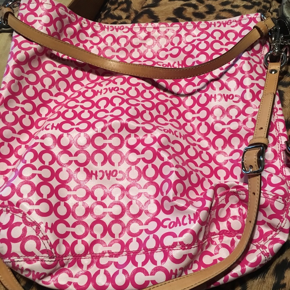 Pink Coach bag