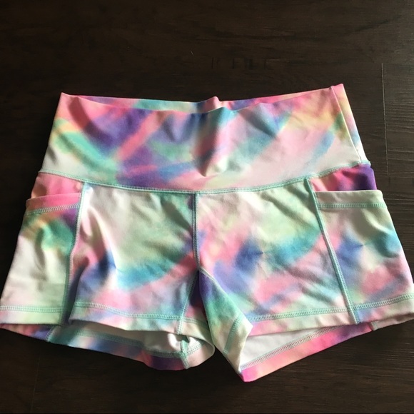 Pants - Popflex rainbow shorts