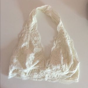 Urban outfitters lace halter bralette