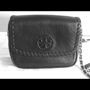 Tory Burch black leather cross body bag