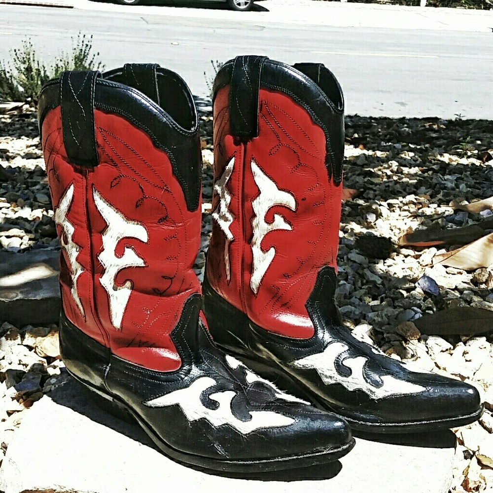Fancy Western Boots - Men's size 9E
