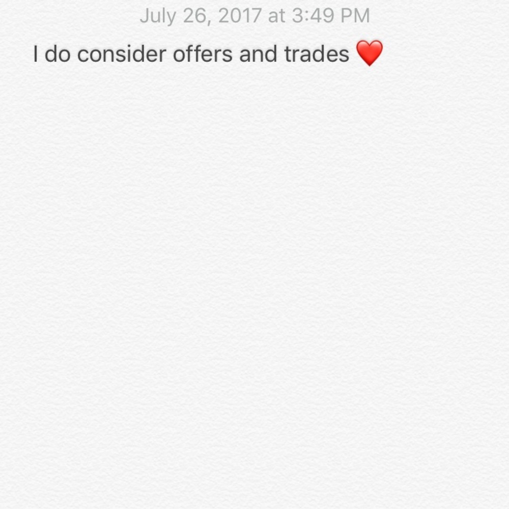Offers and trades