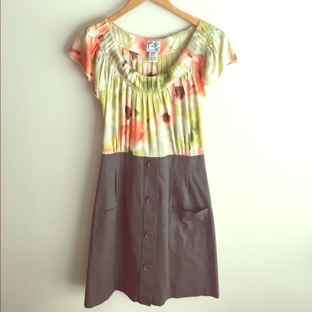 Anthropologie Floral Day Dress