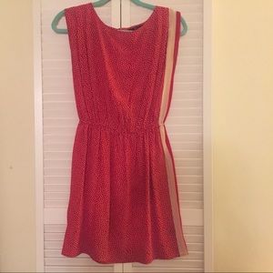 Red polka dot dress