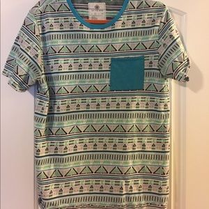 On The Byas pattern Aztec print t-shirt