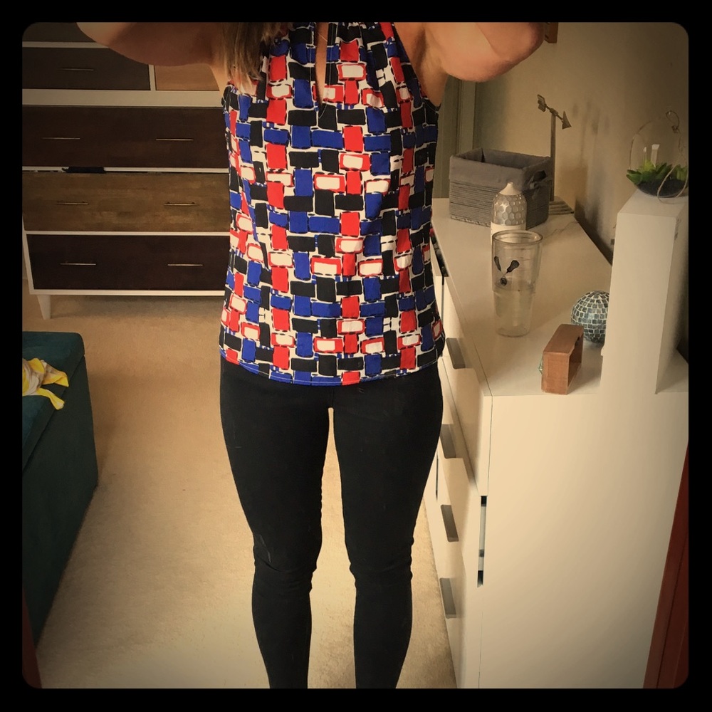 Banana republic tie back top