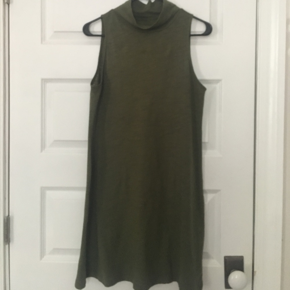 Mock neck dress