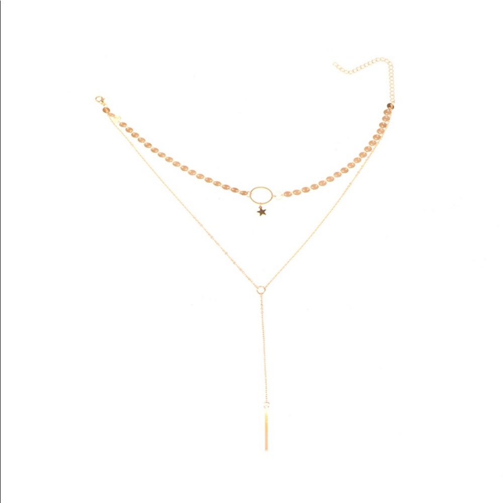 FARRAH Reach for the Star Necklace - GOLD - Picture 2 of 3