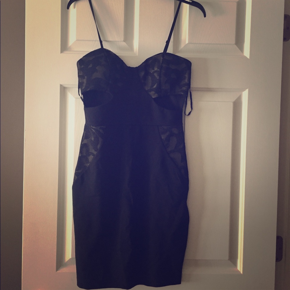 Mini black dress