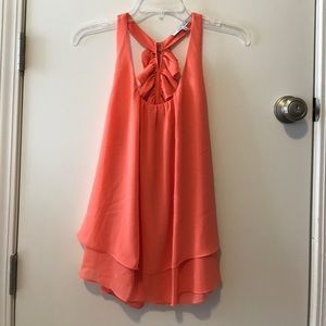 Naked Zebra Ruffle Back Tank