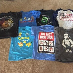 7 Boy t-shirts lot M(8)