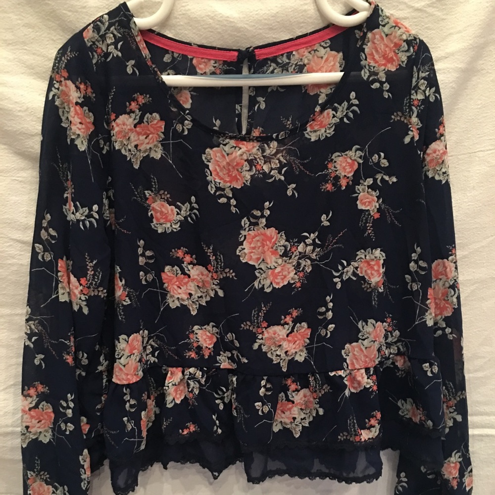 Floral Long Sleeve Blouse