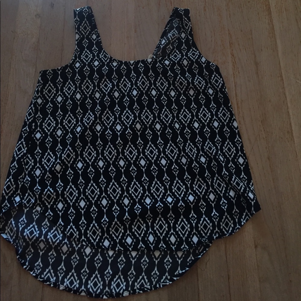black tank top