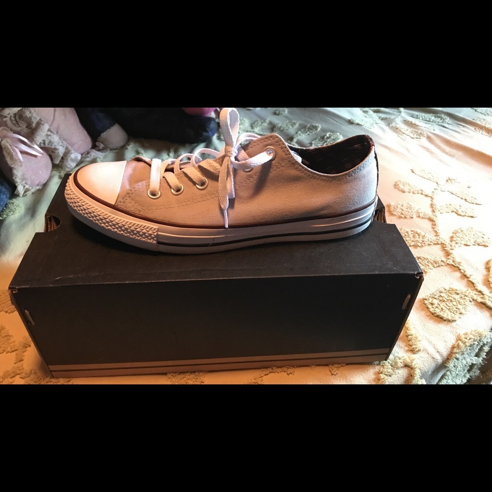 Ash Grey Double Tongue Converse