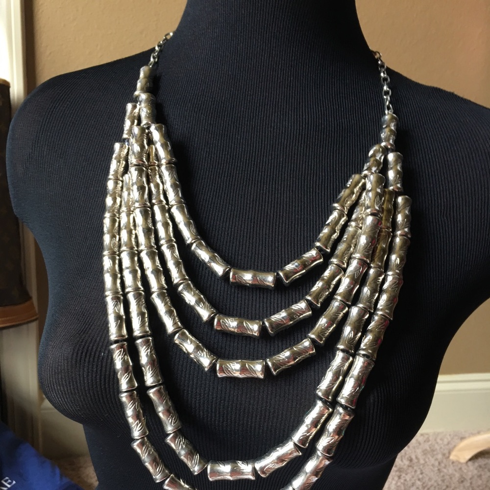 Gorgeous Silver Strand Necklace