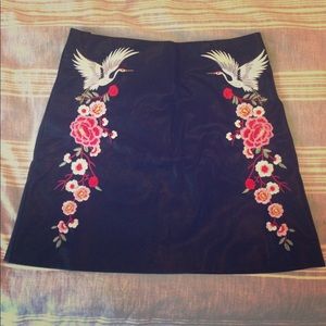 Sexy vegan leather high waisted mini skirt