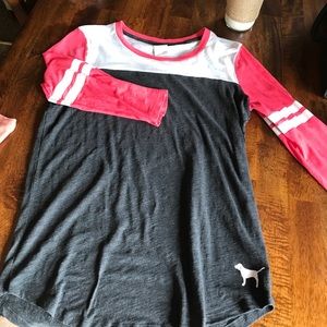 PINK baseball tee