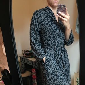 Leopard print robe!