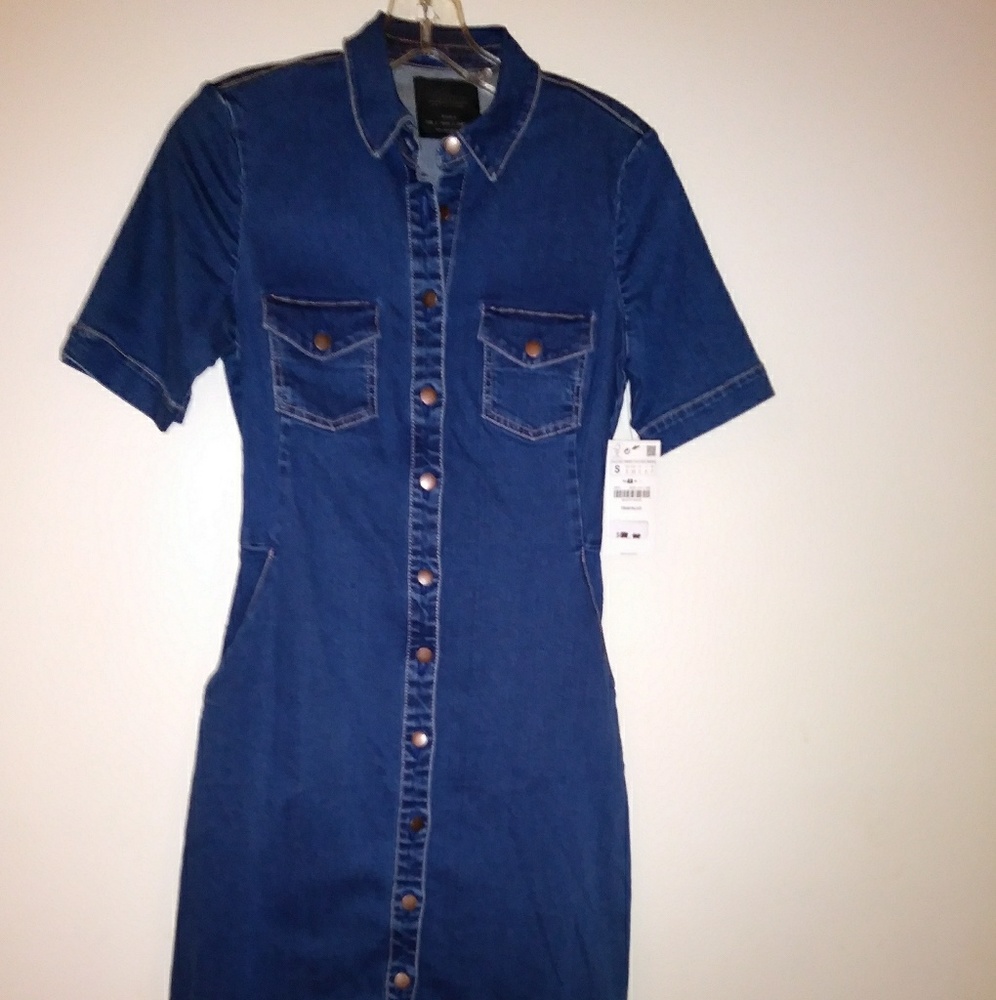 NWT Women's Jean Dress Size Small