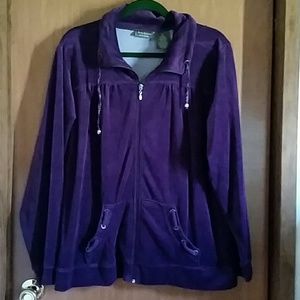 🛑 SOLD 🛑.                           Jane Ashley Purple Jacket