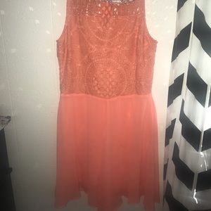 a peach romper