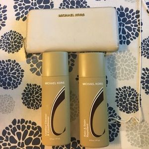 Michael Kors wallet, cleaner & stain repellent